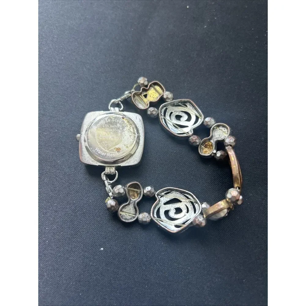 Swap Silver Tone Case Bracelet Watch